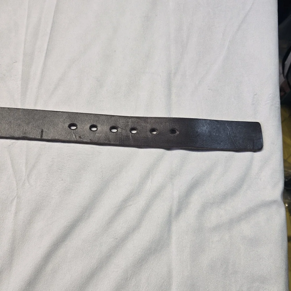 Gary Majdell Brown Genuine Leather Heavy Duty Belt Size 32‎